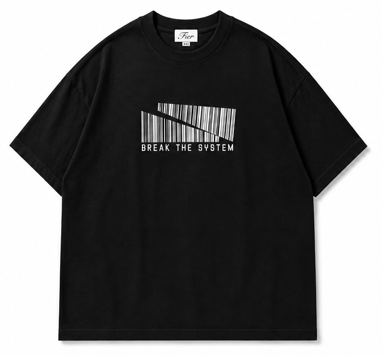 Break The System Oversized Tee.